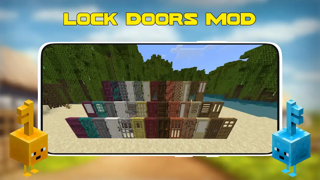 Play Lock Doors Mod For Minecraft  and enjoy Lock Doors Mod For Minecraft with UptoPlay