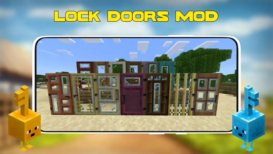 Play Lock Doors Mod For Minecraft as an online game Lock Doors Mod For Minecraft with UptoPlay