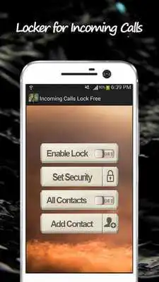 Play Locker for Incoming Calls