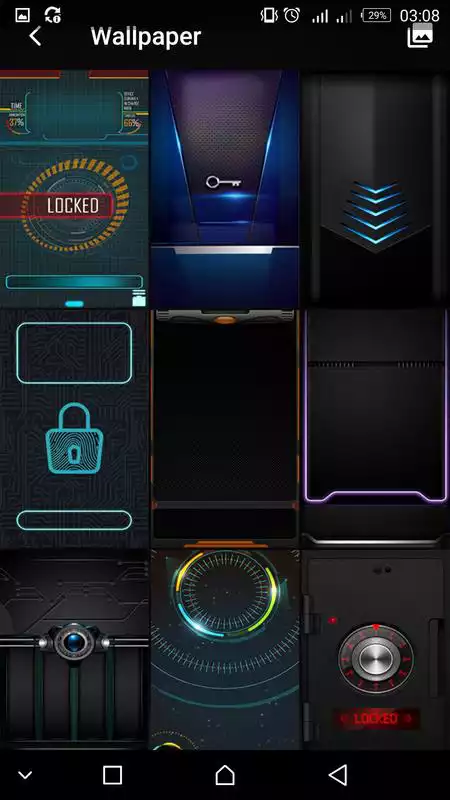 Play Locker Technology password or Pattern lock screen.
