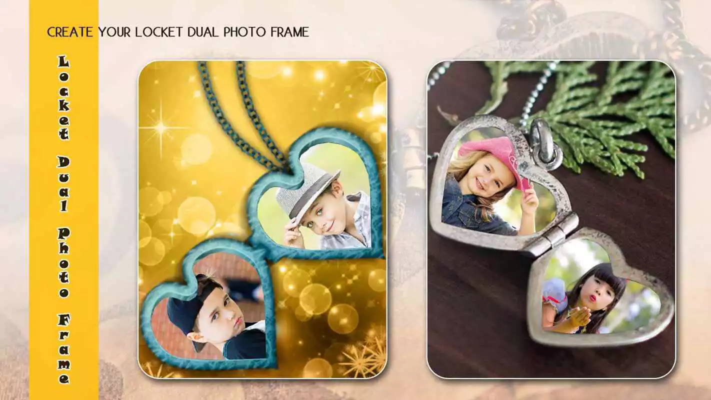 Play Locket Dual Photo Frame