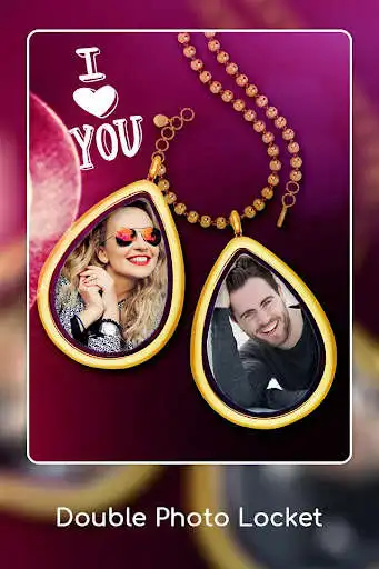 Play Locket Photo Frame LOVE LOCKET as an online game Locket Photo Frame LOVE LOCKET with UptoPlay