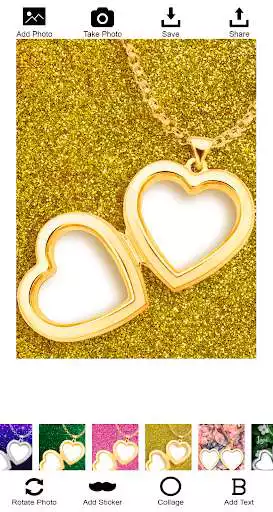 Play Locket Photo Frame as an online game Locket Photo Frame with UptoPlay