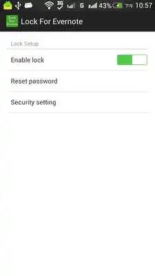 Play Lock For Evernote