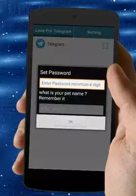 Play Lock for Telegram