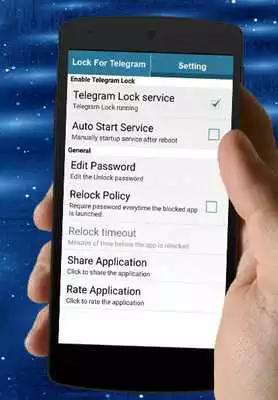 Play Lock for Telegram