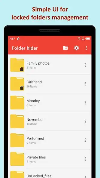 Play Lock my Folder - Folder hider  and enjoy Lock my Folder - Folder hider with UptoPlay