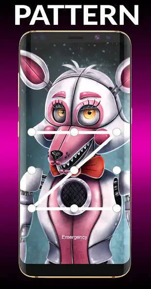 Play Lock Screen for Funtime Foxy as an online game Lock Screen for Funtime Foxy with UptoPlay