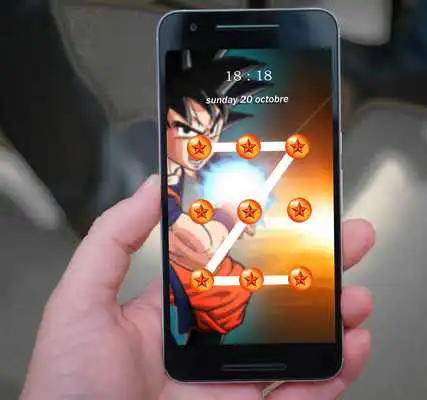 Play Lock screen for goku 2017