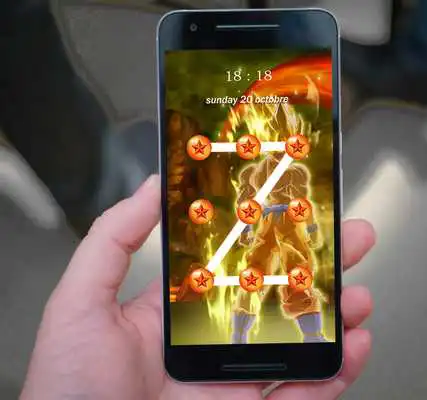 Play Lock screen for goku 2017