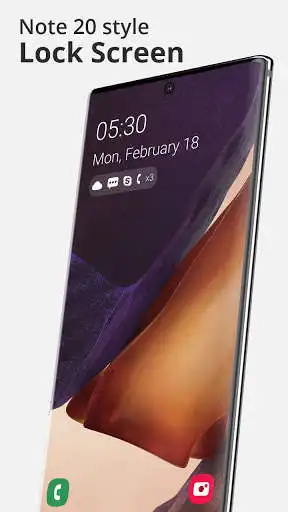 Play Lock Screen Note 20 Style  and enjoy Lock Screen Note 20 Style with UptoPlay