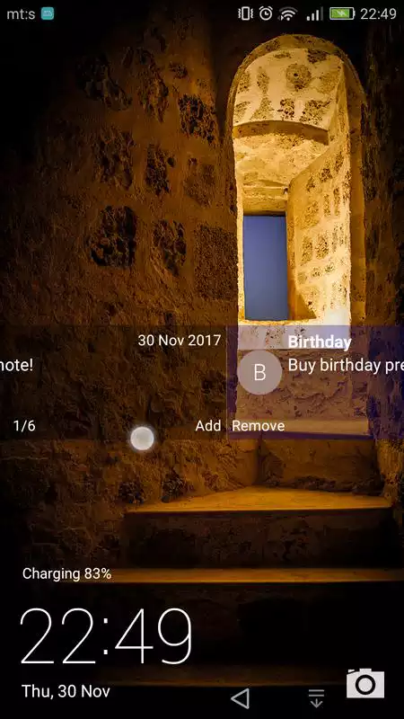Play Lock Screen Notes