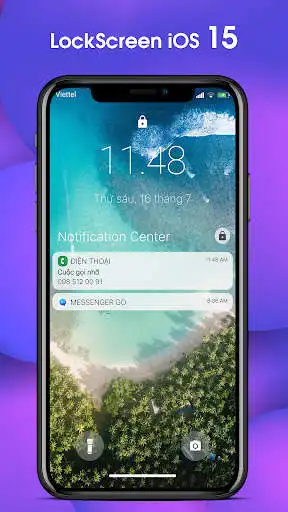 Play Lock Screen & Notifications iOS 15 Theme as an online game Lock Screen & Notifications iOS 15 Theme with UptoPlay