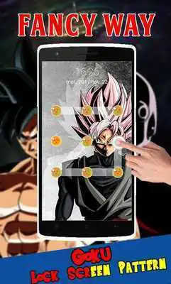 Play Lock Screen Pattern for Saiyan