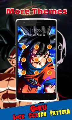 Play Lock Screen Pattern for Saiyan