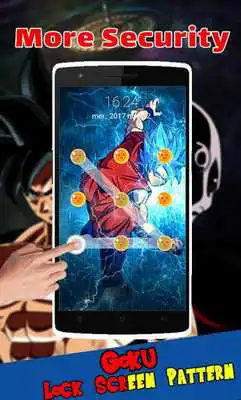 Play Lock Screen Pattern for Saiyan