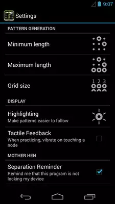 Play Lockscreen Pattern Generator