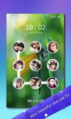 Play lock screen pattern photo