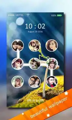 Play lock screen pattern photo