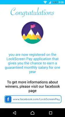 Play LockScreen Pay - Guaranteed Salary For One Year -