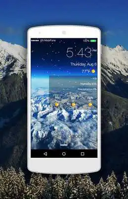 Play Lock Screen Style iOS9 Weather