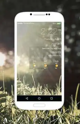 Play Lock Screen Style iOS9 Weather