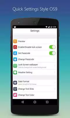 Play Lock Screen Style OS9