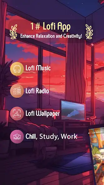 Play Lofi Music and Wallpapers  and enjoy Lofi Music and Wallpapers with UptoPlay