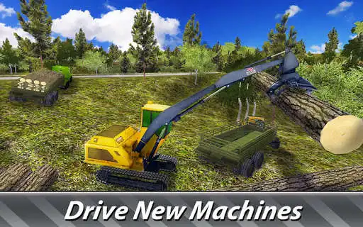 Play Logging Harvester Truck as an online game Logging Harvester Truck with UptoPlay