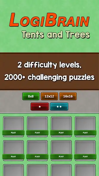 Play LogiBrain Tents and Trees  and enjoy LogiBrain Tents and Trees with UptoPlay