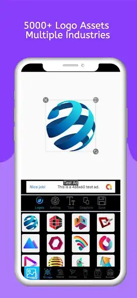 Play Logo Maker Pro : 3D  2D logo as an online game Logo Maker Pro : 3D  2D logo with UptoPlay