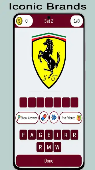Play Logo Quiz: Brand Trivia as an online game Logo Quiz: Brand Trivia with UptoPlay