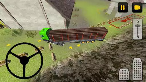 Play Log Truck Driver 3D as an online game Log Truck Driver 3D with UptoPlay