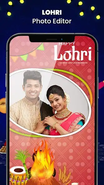 Play Lohri Photo Editor and Frames  and enjoy Lohri Photo Editor and Frames with UptoPlay