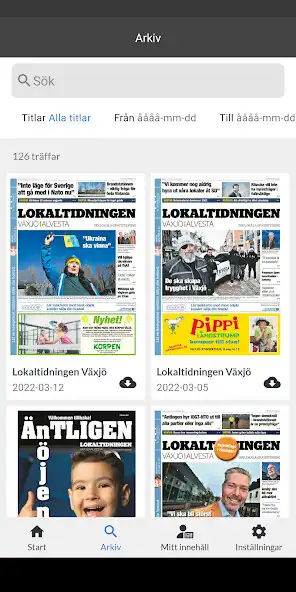 Play Lokaltidningens  e-tidning as an online game Lokaltidningens  e-tidning with UptoPlay