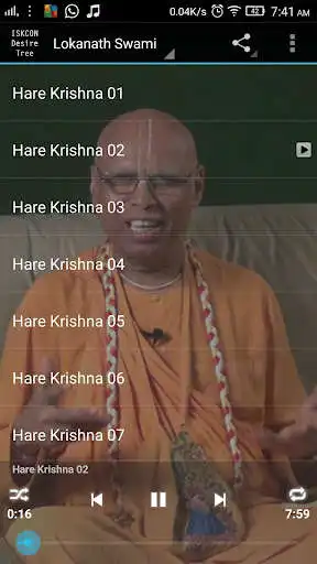 Play Lokanath Swami Hare Krishna as an online game Lokanath Swami Hare Krishna with UptoPlay