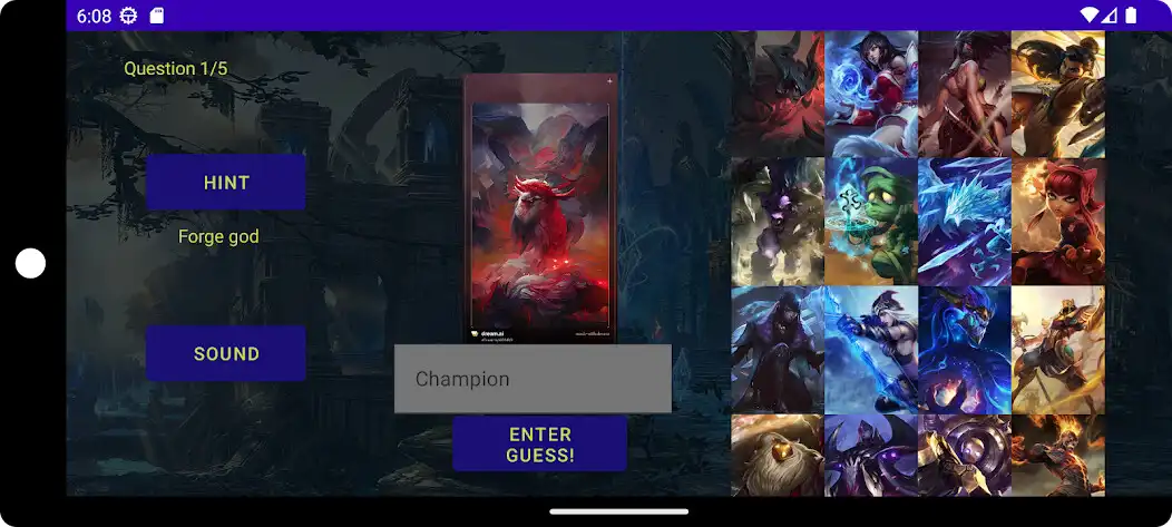 Play LOL AI Quiz as an online game LOL AI Quiz with UptoPlay