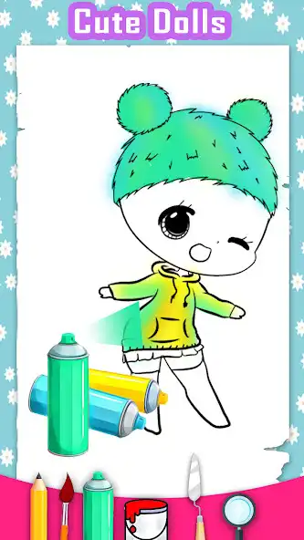 Play Lol Dolls Coloring Games as an online game Lol Dolls Coloring Games with UptoPlay