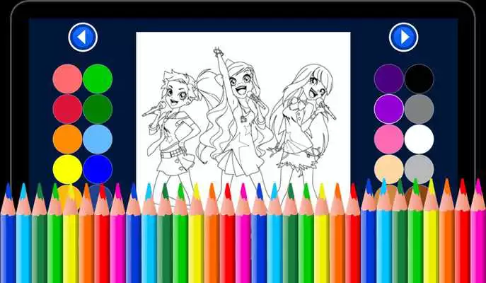 Play LoliRock ColorBook Play LoliRock ColorBook