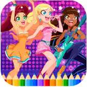 Free play online Loli Rock Coloring Game APK