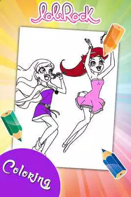 Play Loli Rock Coloring Game