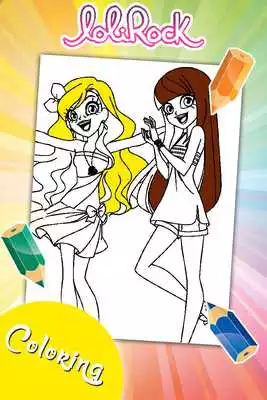 Play Loli Rock Coloring Game