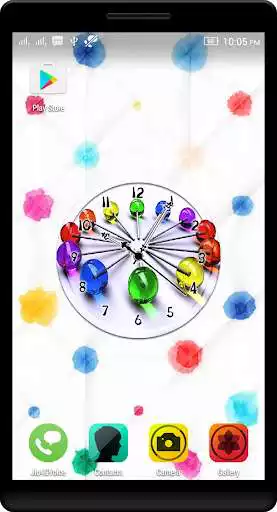 Play Lollipop Clock Live Wallpaper
