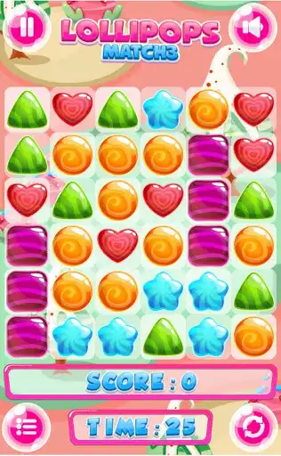 Play Lollipops Match3 as an online game Lollipops Match3 with UptoPlay