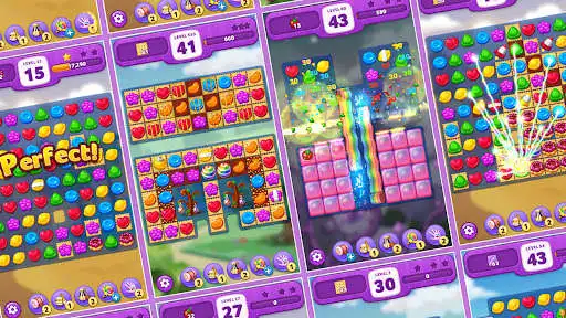 Play Lollipop: Sweet Taste Match 3 as an online game Lollipop: Sweet Taste Match 3 with UptoPlay
