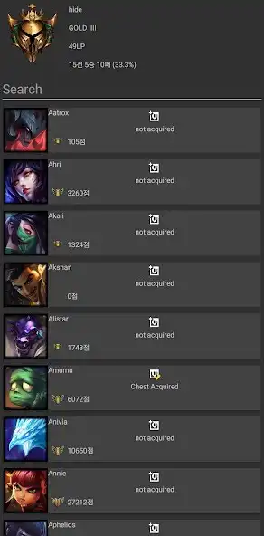 Play LoL masteries and chest as an online game LoL masteries and chest with UptoPlay