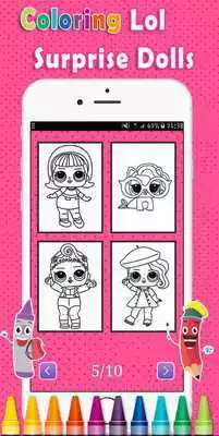 Play Lol Surprise Dolls Coloring Book For Fans