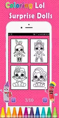 Play Lol Surprise Dolls Coloring Book For Fans