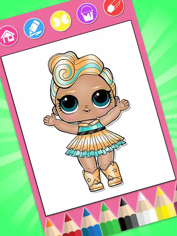 Play LOL Surprise Dolls Coloring Pages