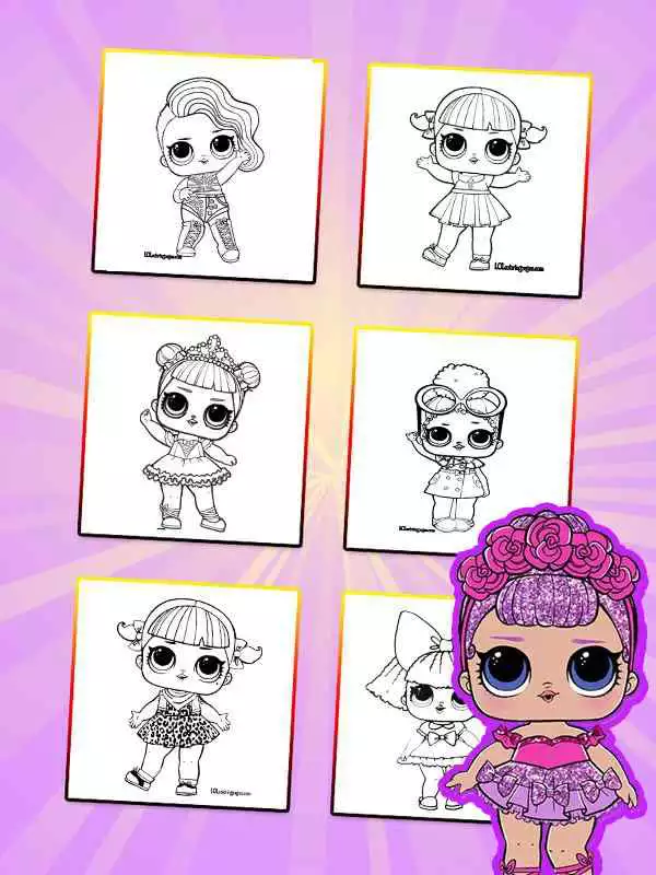 Play LOL Surprise Dolls Coloring Pages